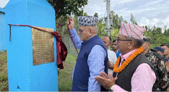 गोरखामा सोतीखोला लिफ्टिङ खानेपानी आयोजना निर्माण